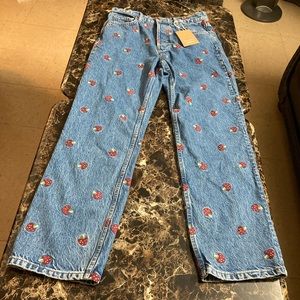 Reformation Mushroom Embroidered High 